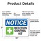 Signmission Infection Control Kit, 10 in W x Rectangle, Plastic OS-2PACK-NS-P-710-L-13698 - alternate 8